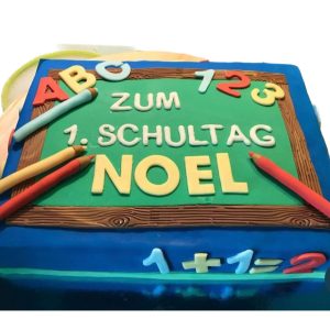 Torte rechteckig Tafel schlicht mit Stiften
