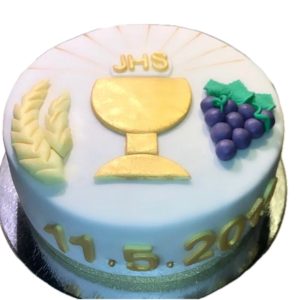 Kommunionstorte Fondant mit Kelch