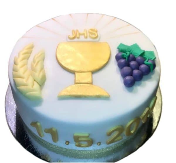 Kommunionstorte Fondant mit Kelch