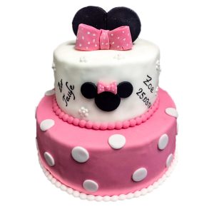 Zweistöckige Tauftorte "Minimouse"