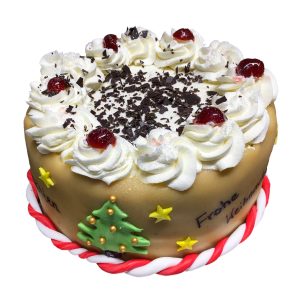 Weihnachtstorte "Sahne und Marzipan" mit