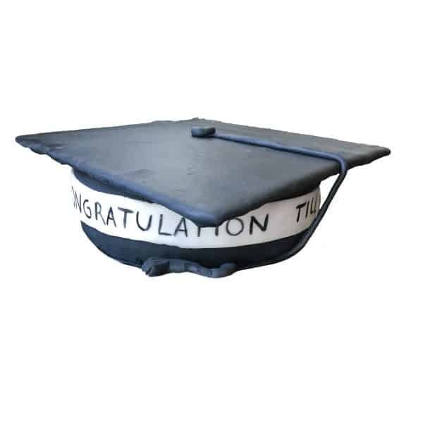 Torte Abi - Hut "Mortarboard" schwarz