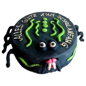 Torte Spinne mit Beinen