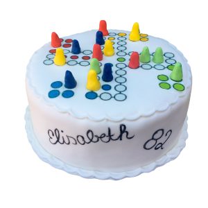 Torte "Mensch Ärgere dich nicht" Fondant