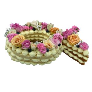 Tauftorte "Blumenfisch"