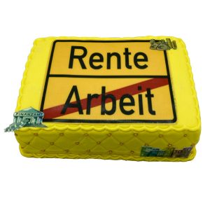 Rechteckige Torte Rente Finanzamt