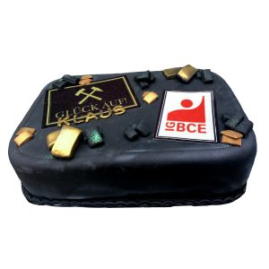 Glück Auf! Metall-Torte