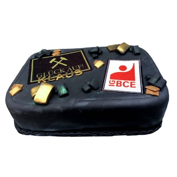 Glück Auf! Metall-Torte