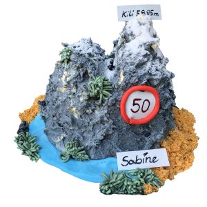 Torte 3D Figur - Berg Kilimandscharo