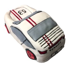 Torte 3D Figur - Porsche Racecar