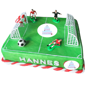 Torte rechteckig Fußball