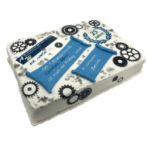 Rechteckige Firmentorte Armaturen