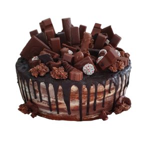 Naked Cake Schokolade mit Pralinen