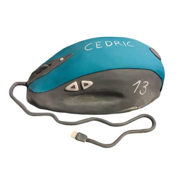 Torte Kindergeburtstag Computermaus mit Kabel