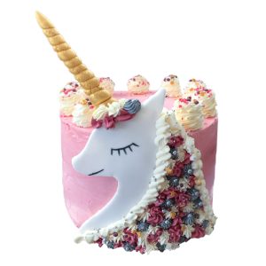 Torte Kindergeburtstag rosa Einhorn
